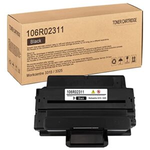 workcentre 3315 / 3325 black high capacity toner cartridge (1-pack) - doen compatible 106r02311 toner cartridge replacement for xerox 3315 3315dn 3325 3325dn 3325dni printer