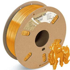 Silk PLA Roayl Gold and Glow in The Dark Green PLA Bundle, 3D Printing Filament 1.75mm, Dimensional Accuracy +/- 0.05 mm