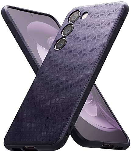 Ringke Onyx [Feels Good in The Hand] Compatible with Samsung Galaxy S23 Plus Case, Anti-Fingerprint Technology Prevents Oily Smudges Non-Slip Enhanced Grip Precise Cutouts for Camera - Deep Purple