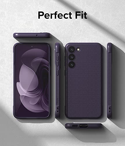 Ringke Onyx [Feels Good in The Hand] Compatible with Samsung Galaxy S23 Plus Case, Anti-Fingerprint Technology Prevents Oily Smudges Non-Slip Enhanced Grip Precise Cutouts for Camera - Deep Purple