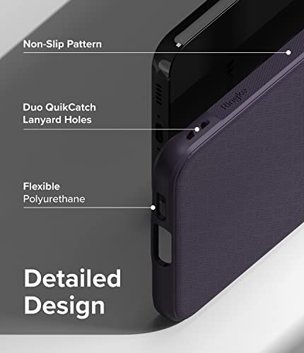 Ringke Onyx [Feels Good in The Hand] Compatible with Samsung Galaxy S23 Plus Case, Anti-Fingerprint Technology Prevents Oily Smudges Non-Slip Enhanced Grip Precise Cutouts for Camera - Deep Purple