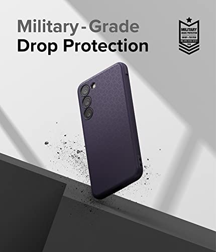 Ringke Onyx [Feels Good in The Hand] Compatible with Samsung Galaxy S23 Plus Case, Anti-Fingerprint Technology Prevents Oily Smudges Non-Slip Enhanced Grip Precise Cutouts for Camera - Deep Purple