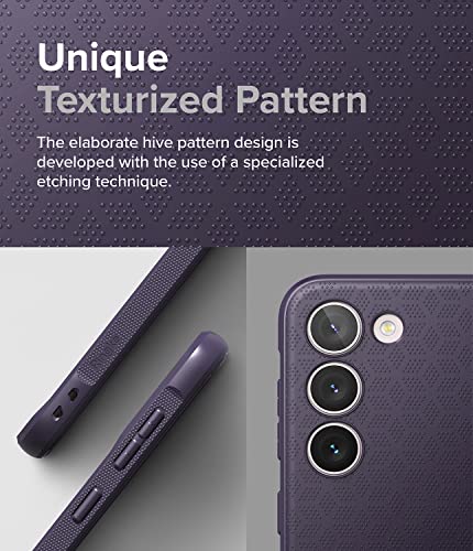 Ringke Onyx [Feels Good in The Hand] Compatible with Samsung Galaxy S23 Plus Case, Anti-Fingerprint Technology Prevents Oily Smudges Non-Slip Enhanced Grip Precise Cutouts for Camera - Deep Purple