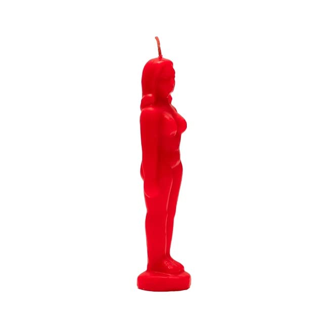 Female Figure Image Candle - Protection - Spells - Spellwork - Ritual Magic - Wicca (Female Red)