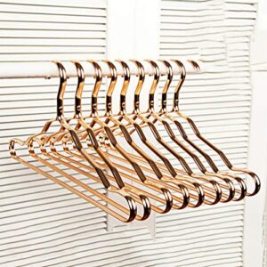 LIFKOME Hangers 100 Pack Coat Hanger 10pcs Coat Hangers Clothes Heavy Duty Stainless Steel Hangers with Non Slip Grooves Metal Hangers Coat Hangers Hangers 100 Pack Clothes Hanger