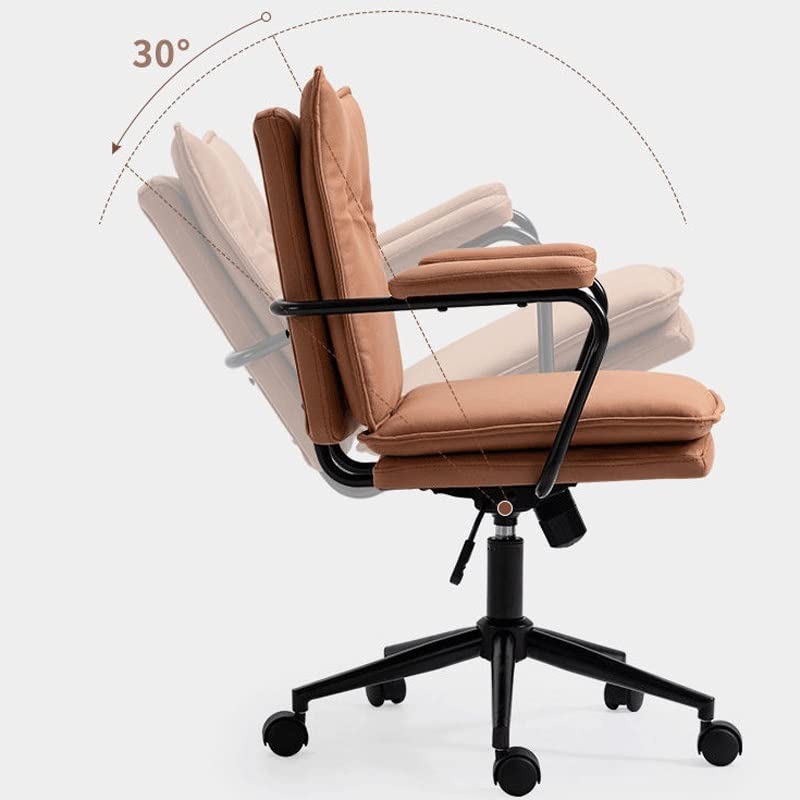 ZLXDP Home Computer Chair Student Dormitory Study Chair Back Comfortable sedentary Office Chair Desk (Color : A, Size : 1)