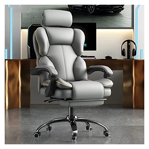 ZLXDP Computer Chair Home Boys and Girls Can Adjust The Live Gaming Chair Boss Chair Lazy Swivel Office Chair