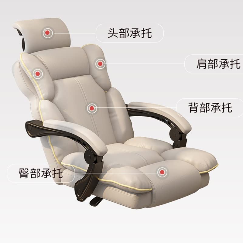 ZLXDP Computer Chair Home Boys and Girls Can Adjust The Live Gaming Chair Boss Chair Lazy Swivel Office Chair