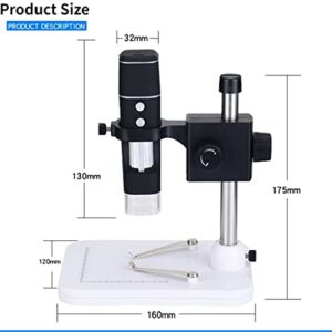 TFIIEXFL Handheld 1000X Microscope 1080P Digital for Microscope Mobile Phone Computer Repair with Bracket Microscope