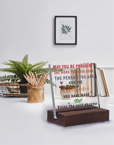 Inspirational Desk Decoration - Farewell Gifts for Colleagues Cool Gifts for Colleagues Retirement Gifts for Men Women New Job Gifts