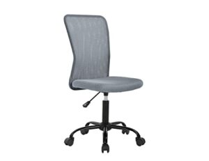office chair ergonomic desk chair home mid back computer chair height adjustable task chair modern armless rolling swivel chair with back support mesh executive chair for women men
