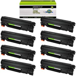 greencycle compatible toner cartridge replacement for hp 35a cb435a work with laser jet p1005 p1006 p1007 p1002 p1004 p1008 p1009 printer (black, 1-pack)