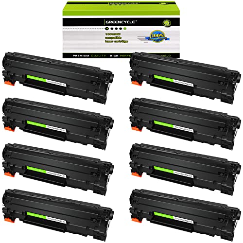 greencycle Compatible Toner Cartridge Replacement for HP 35A CB435A Work with Laser Jet P1005 P1006 P1007 P1002 P1004 P1008 P1009 Printer (Black, 1-Pack)