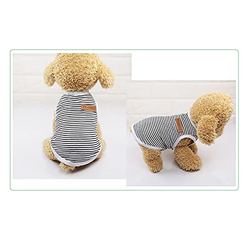 Dog Harnest for Large Dogs Male Shirts with 6 Pet Striped Colorful Dog Apparel T Striped Striped Pet Vest Dog Shirts Puppy Shirts Pet Clothes