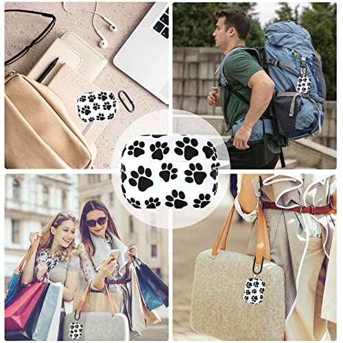 AGAOSH for Airpods Pro 2nd/1st Generation Case Cover with Keychain,Cute Paw Print Soft Silicone Skin Cover Protective Case for New Apple Airpods Pro Gen 2 Case 2022 Charging Case[Front LED Visible]
