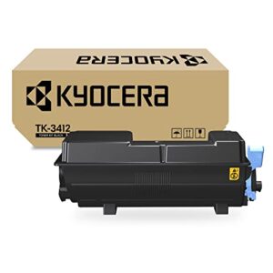 kyocera genuine tk-3412 black toner cartridge for ecosys pa5000x laser printer (1t0c0x0us0)