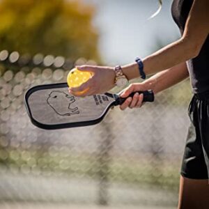 Bison Paddles: Carbon Fiber Pickleball Paddle - Raw Toray T700 Surface Provides Maximum Ball Spin | Elongated or Widened Pickleball Racket Shapes Available - Neoprene Cover Included