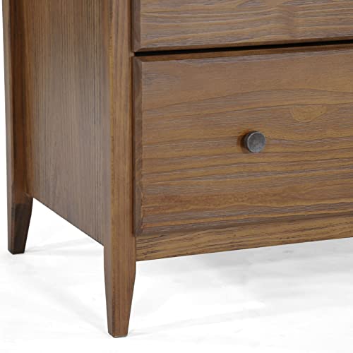 Grain Wood Furniture Greenport 6-Drawer Dresser, Brushed Walnut