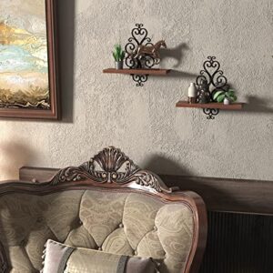 MEBRUDY Small Floating Shelves Set of 4