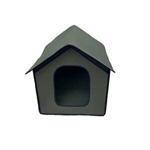 wxbdd foldable large pet house eva waterproof outdoor cat kennel nest with inner pad pet shelter portable tent ( color : e )