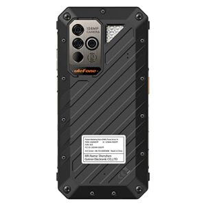 Ulefone Power Armor 19 Rugged Smartphone(2023 New), Temperature Measurement 108MP Main Camera, 17GB+256GB MTK Helio G99, 9600mAh Battery 66W Fast Charge, 6.52” FHD+ Corning Gorilla Screen, Android 12