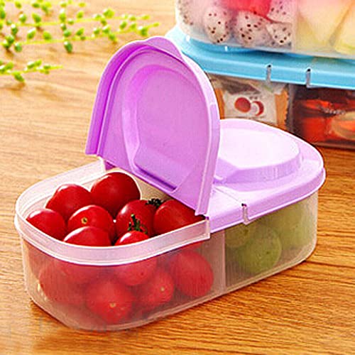 Refrigerator Stackable Storage Bins with Lids, Snack Fruit Storage Containers for Fridge, Freezer, Kitchen Cabinet, Pantry Organization and Storage