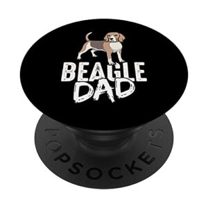 Beagle dad dog dad daddy master fun dogs PopSockets Standard PopGrip