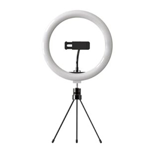 imuviy selfie ring light set with tripod stand and adjustable cell phone holder for live stream or diammable desk makeup ring light kit mini led camera ringlight for youtube videos photography