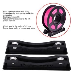 2Pcs 3D Printer Filament Spool Holder ABS Rolls Stand Holder with Bearing Adjustable for PLA ABS Rolls