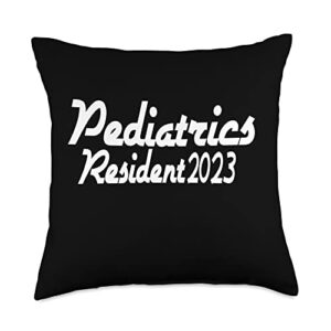 match day gifts by k pediatrics medical residency match day 2023 throw pillow, 18x18, multicolor