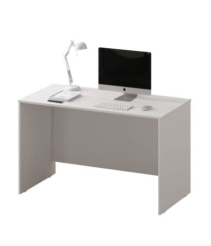 Fineboard, White Made in USA 47" Inch Home Office Desk Computer Writing Table, 47 Inch