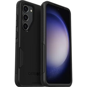 otterbox galaxy s23 commuter series case - black, slim & tough, pocket-friendly, with port protection