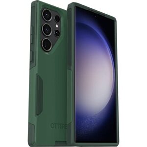 otterbox galaxy s23 ultra commuter series case - trees company (green), slim & tough, pocket-friendly, with port protection