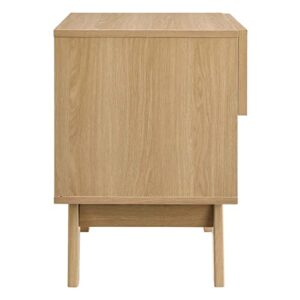 Modway Soma Nightstands, Oak, 15.5 x 15.5 x 21.5