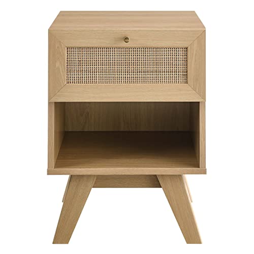 Modway Soma Nightstands, Oak, 15.5 x 15.5 x 21.5