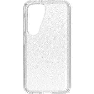 otterbox galaxy s23 symmetry series case - stardust (clear/glitter), ultra-sleek, wireless charging compatible, raised edges protect camera & screen