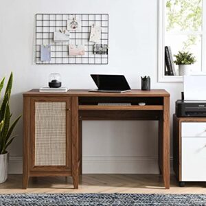 Modway Soma Desk, Walnut, 47"