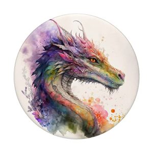 Watercolor Dragon PopSockets Swappable PopGrip