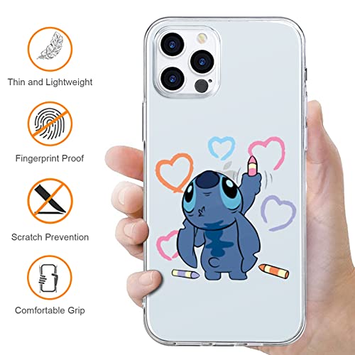 [2 Pack] Cute Case Designed for Apple iPhone 14 Pro Max Case, Cartoon Kawaii Aesthetic Cool Phone Cases Girly for Girls Boys Kids Women Soft Clear TPU Protective Cover Funda for iPhone 14 Pro Max 6.7"