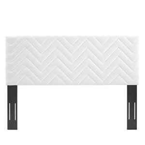 Modway Chevron Adjustable, Twin, White