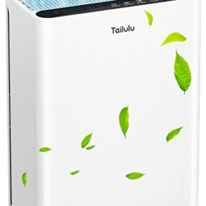 Tailulu Air Purifiers for Home Large Room Up to 1614sqft, with Two H13 HEPA Air Filter-Pet Dander Version(One is already in the purifier) for Dust, Pet Dander, Smoke, Pollen