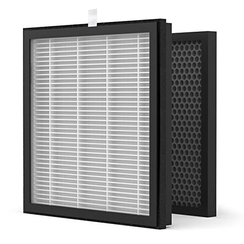 Tailulu Air Purifiers for Home Large Room Up to 1614sqft, with Two H13 HEPA Air Filter-Pet Dander Version(One is already in the purifier) for Dust, Pet Dander, Smoke, Pollen