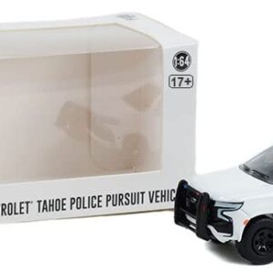 Greenlight 43001-L Hot Pursuit - 2022 Chevy Tahoe Police Pursuit Vehicle (PPV) 1/64 Scale with Light & Push Bar