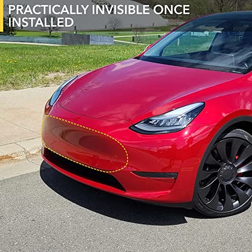 Mini Bumper PPF for Tesla Model Y (2023) - Custom Fit Anti Scratch Paint Protection Film Cover, Clear Self Healing Shield Guard, Complete with Install Kit