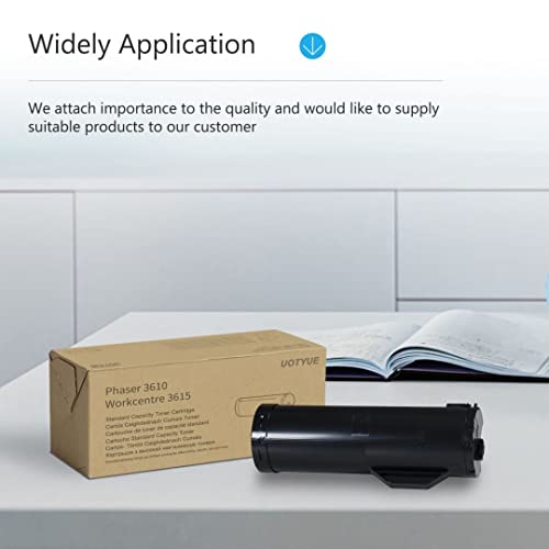 Phaser 3610/Workcentre 3615 Black Standard Capacity Toner Cartridge 106R02720 - UOTY Compatible 2 Pack 106R02720 Toner Replacement for Xerox WorkCentre 3615 3615DN 3615DNW DocuPrint P455DW Printer