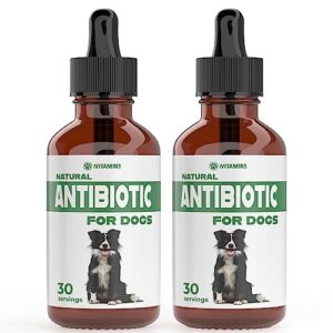 natural antibiotics for dogs | dog antibiotics | supports dog allergy relief | dog itch relief | dog allergy support | dog multivitamin | pet antibiotics | dog antibiotic | 2 pack: 60 servings total