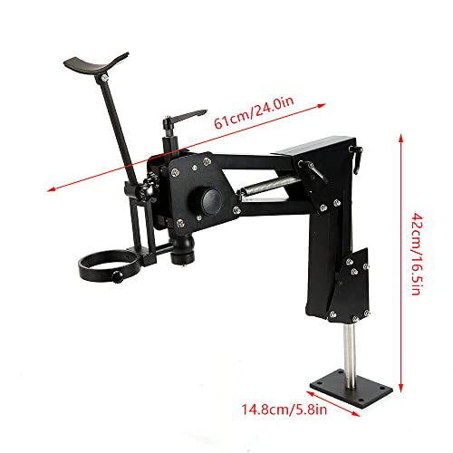 Micro Jewelry Inlaid Stand, Jewelry Microscope & Spring Bracket, Multi-Directional Micro Inlaid Mirror Stereo Zoom Microscope, Micro Inlaid Microscope Micro-Setting Jewelry Tool, for Jewelry Making