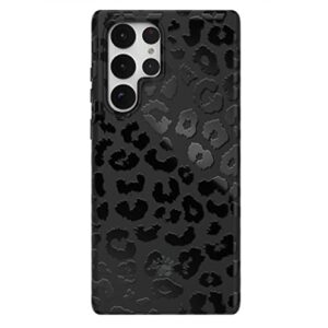 velvet caviar compatible with samsung galaxy s23 ultra case for women [8ft drop tested] cute protective phone cases - black leopard (s23 ultra, 2023 release, 6.8")