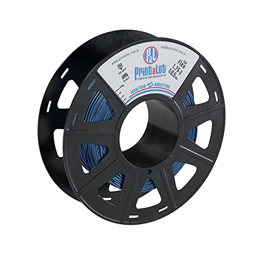 PRINTALOT TPU 3D Printer Filament, Dimensional Accuracy +/- 0.03 mm, 250gr Spool, 1.75 mm, Cobalt Silk