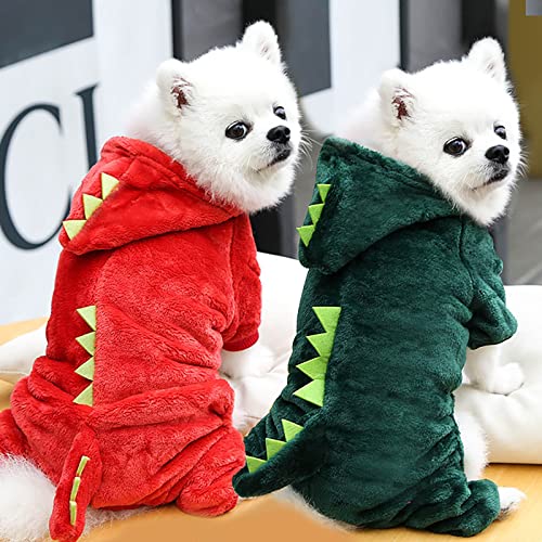 Teacup Dogs Clothes Small Pet Costume Halloween Dinosaur Costume Dog Clothing Puppy Outfits Funny Apperal Dog Sweaters Large Boy